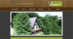 Desktop Screenshot of hockinghillslodges.com